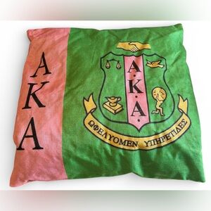 Pink and Green AKA Pillow